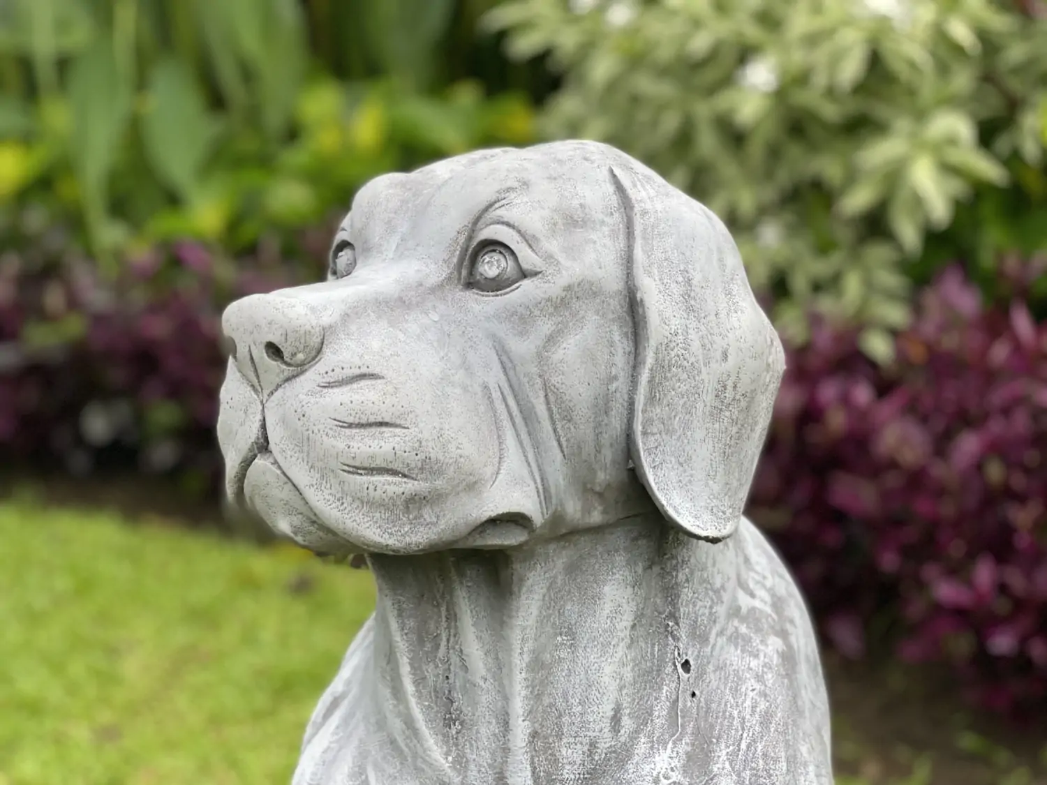 Artikelbild 3 des Artikels “Henry - Hund, sitzend, 65 cm H | Steinguss “